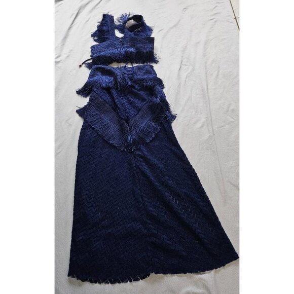 Top/Skirt, Pat Bo, S/M, Navy Top M/ Skirt S - Picture 2 of 2